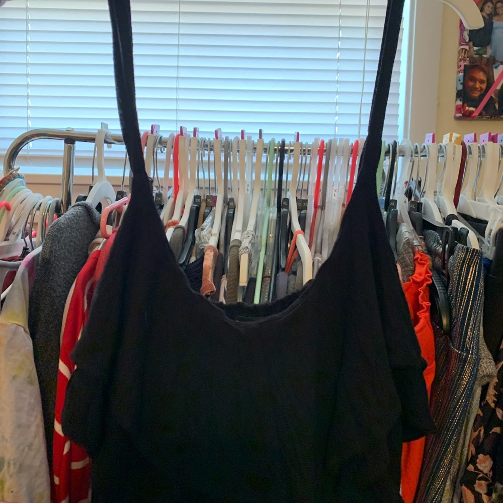 Black maxi dress